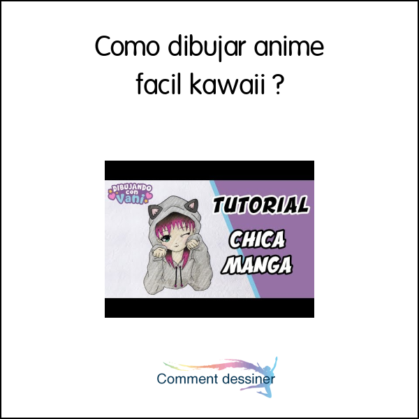 Como dibujar anime facil kawaii